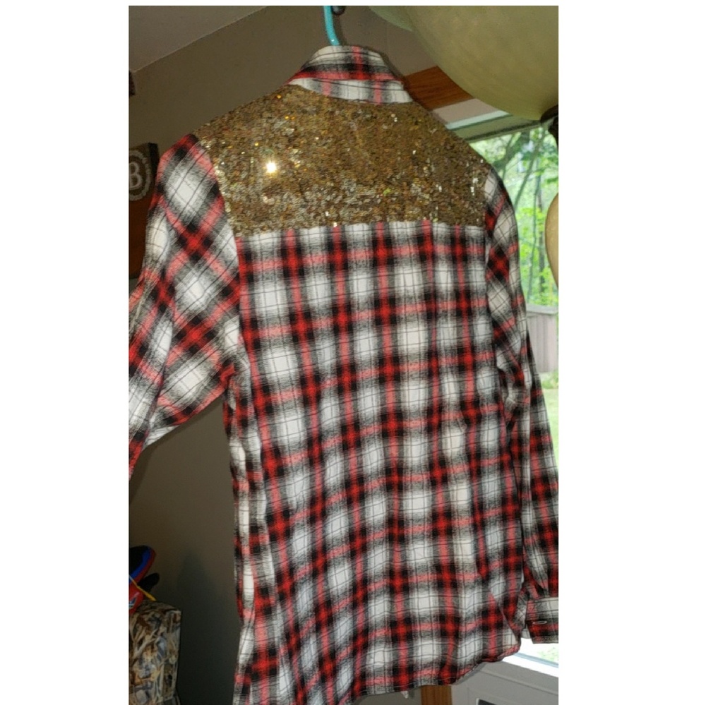 Boutique Sequin flannel